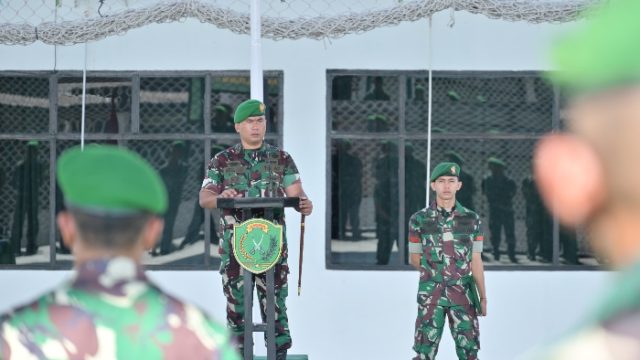 Dandim 0102/Pidie Pimpin Acara Korp Raport Kenaikan Pangkat & Tradisi Penerimaan Serta Pelepasan Purna Tugas Prajurit