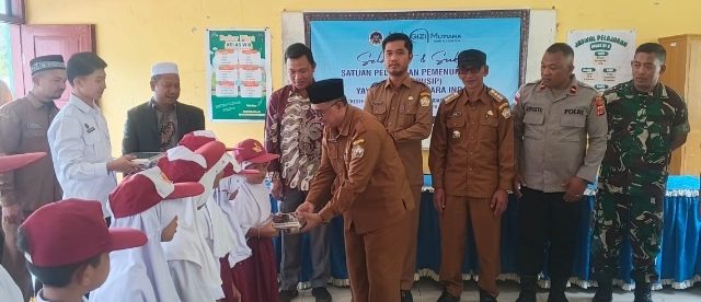 Polsubsektor Rusip Antara Hadiri Launching MBG, Dukung Peningkatan Gizi Generasi Muda