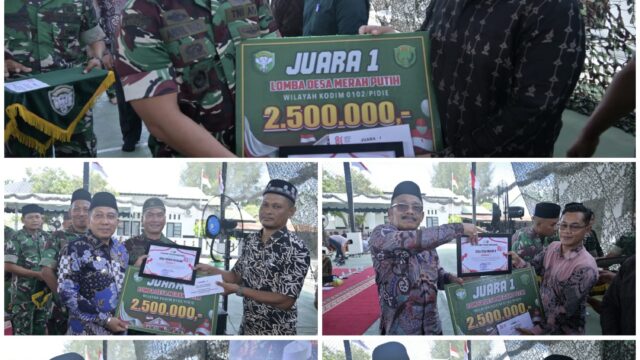 48 Gampong di Pidie dan Pidie Jaya Raih Hadiah Rp155 Juta, Gebyar Desa Merah Putih