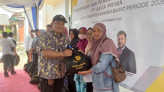 Arsari Tambang Resmikan Banyak Program PPM, Harwendro: Mari Bersama Bangun Bangka Barat