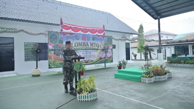 151 Siswa Pidie dan Pidie Jaya Adu Kemampuan Warnai Lomba MTQ Kodim 0102/Pidie Peringatan HUT ke-81
