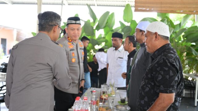 ‎Kapolres Pidie Bangun Komunikasi dengan Tokoh Masyarakat, Perkuat Sinergi Jaga Kamtibmas